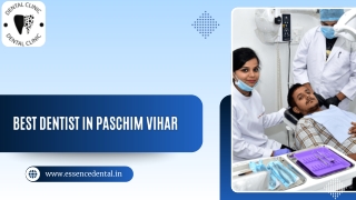 Best Dentist In Paschim Vihar