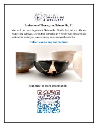 Professional Therapy in Gainesville, FL