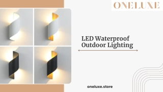 LED Waterproof Outdoor Lighting
