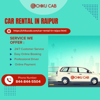 Affordable Car Rental Services in Raipur – Book Now!