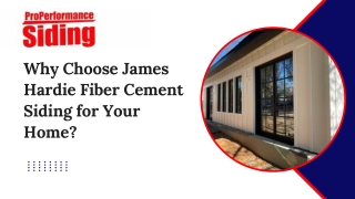 Why Choose James Hardie Fiber Cement Siding for Your Home?