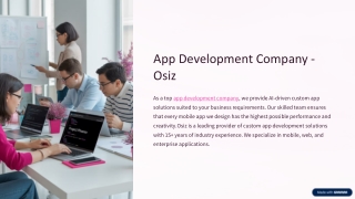 App Development Company - Osiz