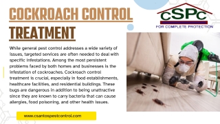 Pest Control Treatment in Dubai A Crucial Step for Healthy Living and Business Environments