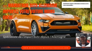 Mandataire Auto Allemagne