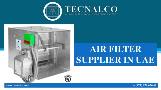 AIR FILTER SUPPLIER IN UAE