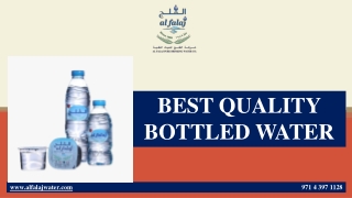 BEST QUALITY BOTTLED WATER