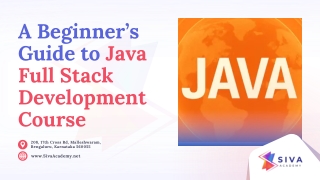 A Beginner’s Guide to Java Full Stack Development Course
