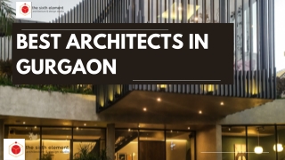 best architects gurgaon