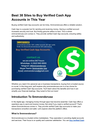 How To Buy Verified Cash App Accounts $220-$240 in This Year