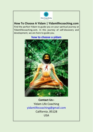 How To Choose A Yidam | Yidamlifecoaching.com