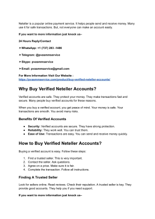 Buy Verified Neteller Accounts