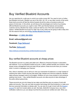 Buy Verified Paypal Account with Cheap price | 2024