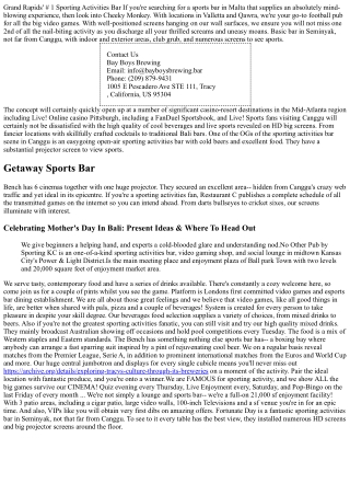 Sports Bars: Where To See Live Sport Near Me?