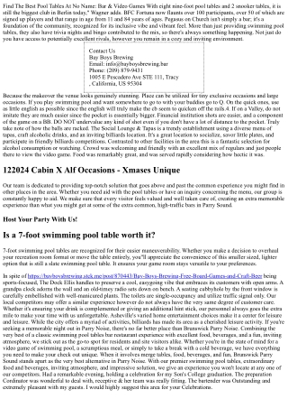 Best Bar For Indoor Video Games Swimming Pool, Darts, Etc Finest Of The