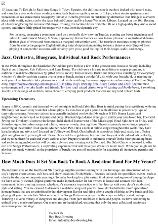 Wilmington Music & Nightlife Beachfront Bars & Shows