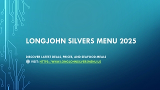 Longjohn silvers menu 2025