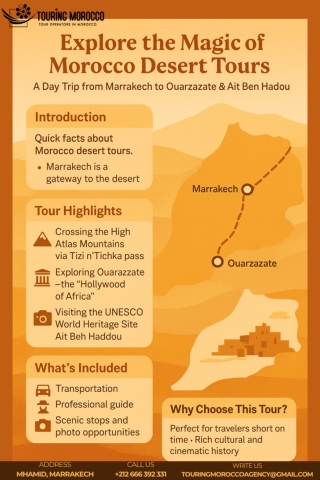 Infographic: Explore the Magic of Morocco Desert Tours