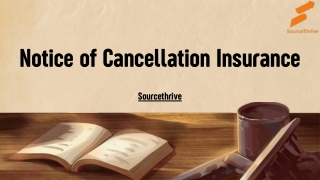 Notice of Cancellation Insurance | SourceThrive