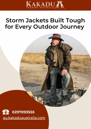 Storm Jackets Built Tough for Every Outdoor Journey