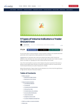 9 Essential Volume Indicators Every Smart Trader Must Know