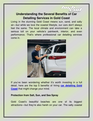 Car Detailing Gold Coast
