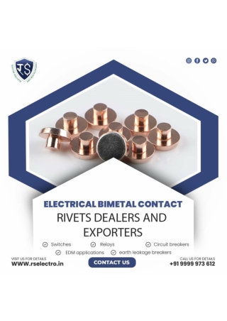 Electrical Bimetal Contact Rivets Dealers and Exporters