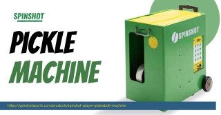 Train Smarter with the Spinshot Pickle Machine – Your Ultimate Practice Partner