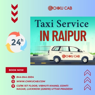 Reliable Taxi Service in Raipur – Always On Time