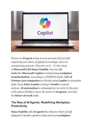 AI-Agents-as-Chiefs-of-Staff-Satya-Nadella’s-Vision-for-Workplace-Transformation