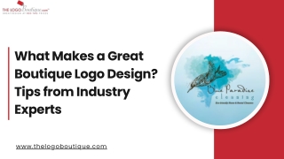 What Makes a Great Boutique Logo Design Tips from Industry Experts