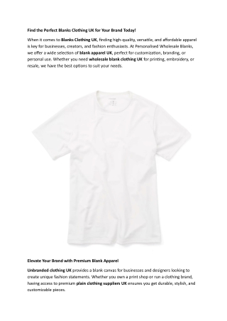 Clothing Wholesale Explained: What Every New Retailer Should Know