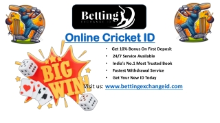Join Cricket Betting with Verified Online ID