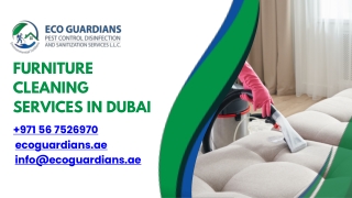 Furniture Cleaning Services in Dubai