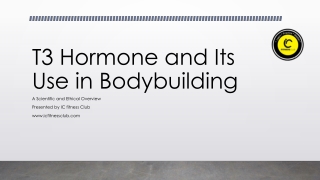 T3 Hormone and its role in bodybuilding