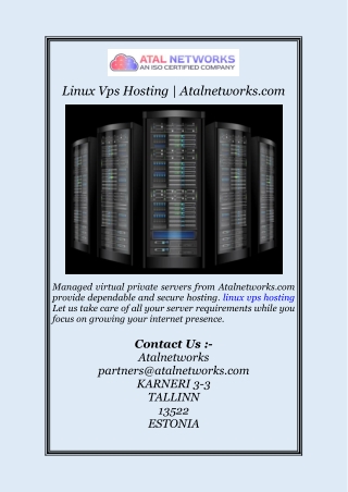 Linux Vps Hosting | Atalnetworks.com