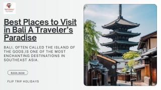 Best Places to Visit in Bali A Traveler’s Paradise