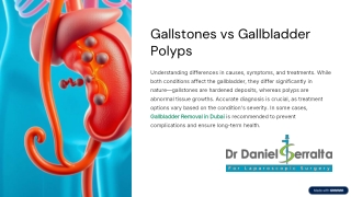 Understanding Gallstones vs Gallbladder Polyps: Symptoms, Risks & Treatments