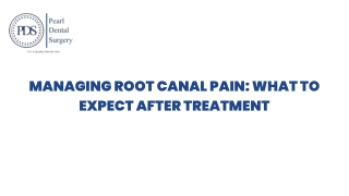 Managing Root Canal Pain What to Expect After Treatment