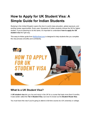 How to Apply for UK Student Visa_ A Simple Guide for Indian Students