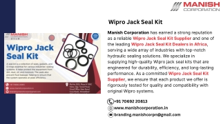 Wipro Jack Seal Kit
