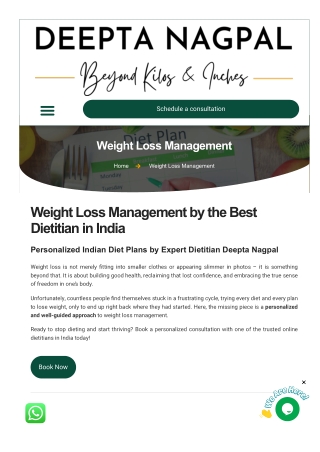 Weight Loss Management​