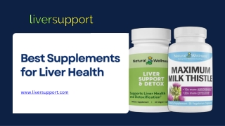 Best Supplements for Liver Health - www.liversupport.com