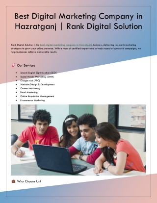 Best Digital Marketing Company in Hazratganj