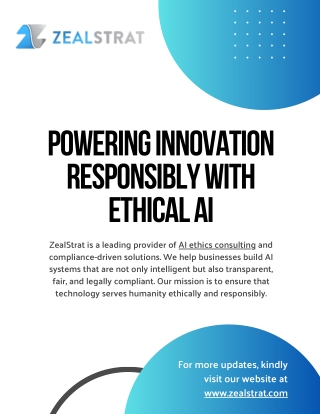 Responsible AI Framework by Your Trusted Ethical AI Solutions Provider