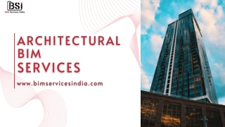 Smart Architectural BIM Solutions with Revit Expertise