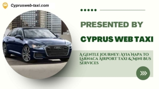 A Gentle Journey: Ayia Napa to Larnaca Airport Taxi & Mini Bus Services
