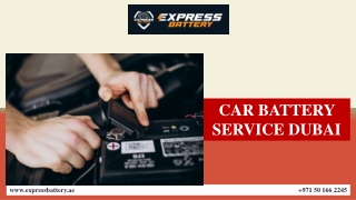 CAR BATTERY  SERVICE DUBAI