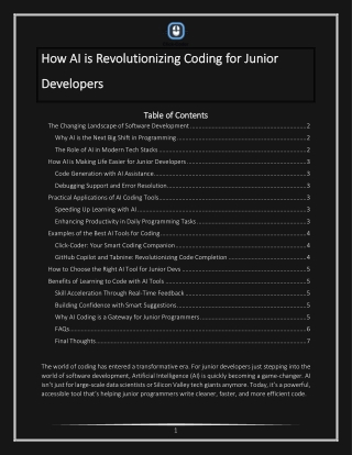 How AI is Revolutionizing Coding for Junior Developers