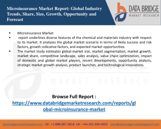 7.https://www.databridgemarketresearch.com/reports/global-microinsurance-market