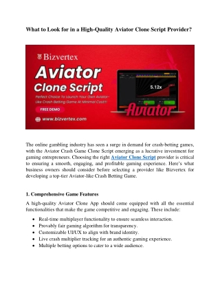 Aviator Clone Script: Launching Your Own Crash Betting Game